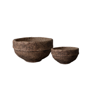 קערה ענתיק חום משופשף