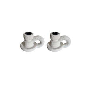 זוג פמוטים ידית עגולה